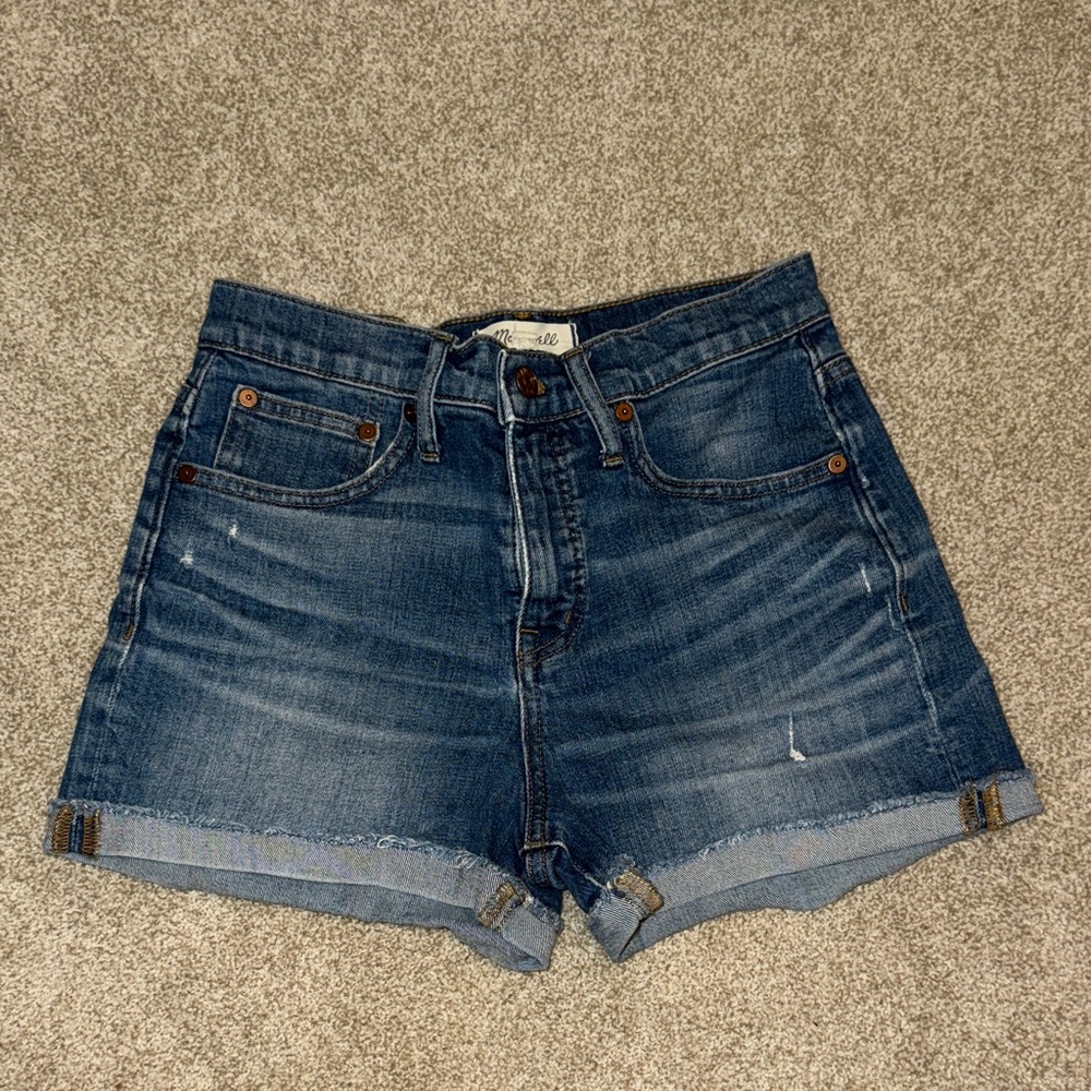 Madewell Dark Blue Jean Shorts